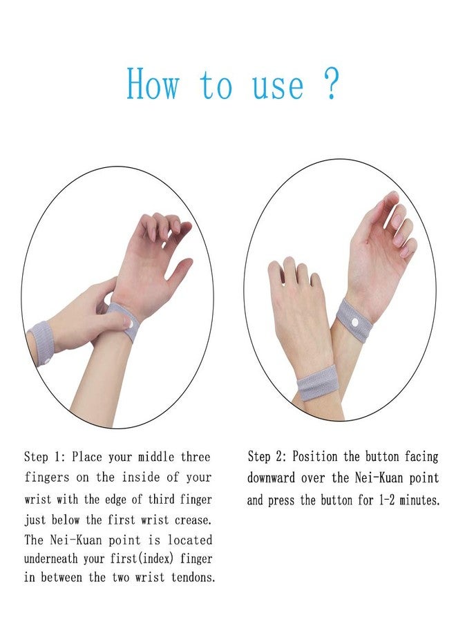 SITAKE 10 Pairs Motion Sickness Wristbands for Kids Bracelet, Pregnancy Anti Nausea Wristband for Sea Car Flying Pregnant Travel Sickness, Seasick Wristbands for Pregnancy Children Adults (10 Colors) - Image 3